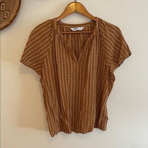 Stylish Brown Striped Blouse